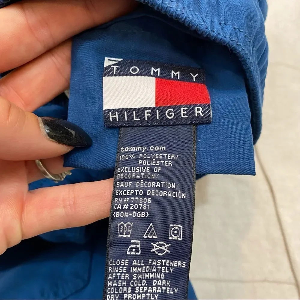 Men’s Tommy Hilfiger Blue‎ Lined Swim Trunks Size XXL